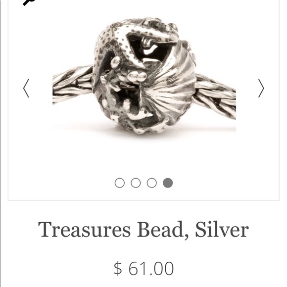 Trollbeads Ocean Treasures Silver Bead - Picture 2 of 5
